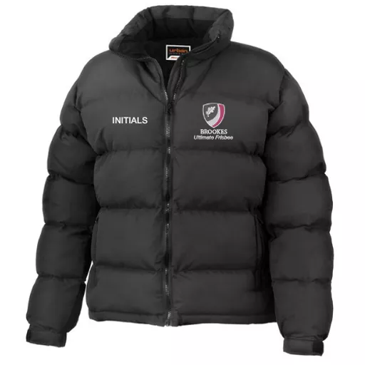 OxfordBrookesUniversity_UltimateFrisbee_WomensPuffaJacket_Black_Front.png