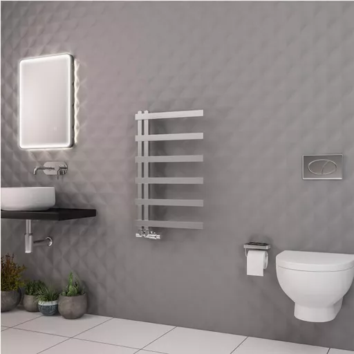 Platani 800 x 500mm Towel Rail Chrome