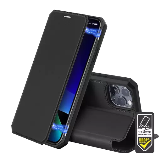 Dux Ducis - Skin X Wallet for iPhone 12 Pro Max - Black