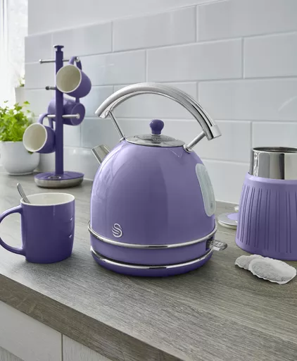 1.8 Litre Purple Dome Kettle