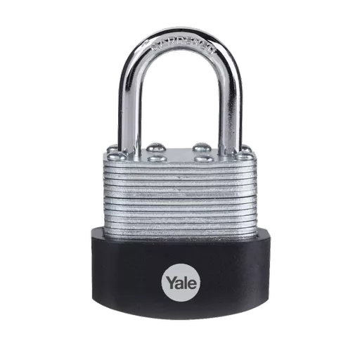 YALE Y125B High Security Laminated Steel Open Shackle Padlock
