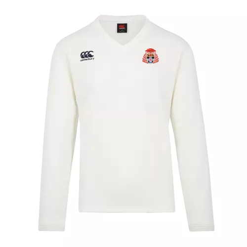 Junior Christ Church Long Sleeve Cricket Overshirt