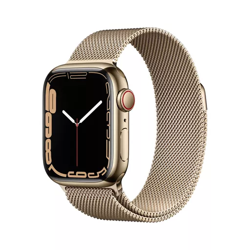 Apple Watch Series 7 OLED 41 mm 4G Gold GPS (satellite)