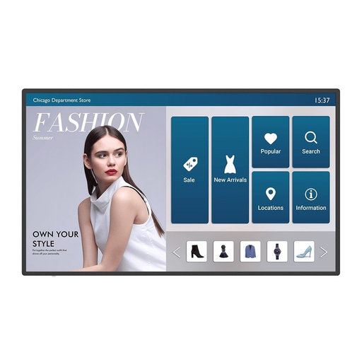 Photos - Television BenQ IL5501 Interactive Smart Signage Display / Meeting Room Display 