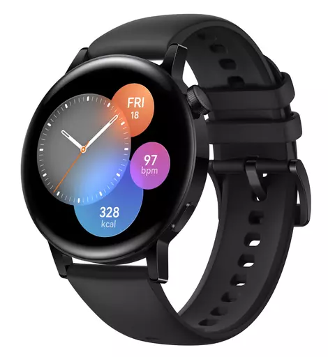 Huawei WATCH GT 3 3.35 cm (1.32") AMOLED 42 mm Black GPS (satellite)