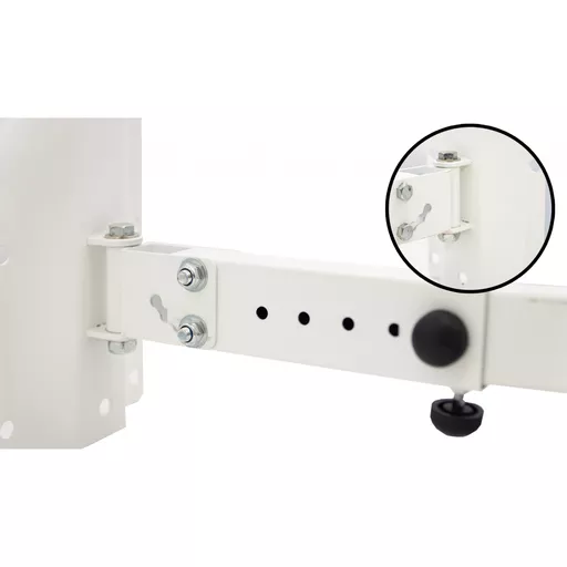 SoundLAB Heavy Duty Adjustable Speaker Wall Bracket WH (x2)