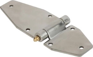 K1347 - Strap Hinges In Stainless Steel With Grease Nipple