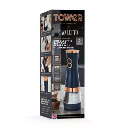 Tower Cavaletto Electric Duo Salt & Pepper Mill Set