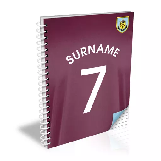 Burnley FC Shirt Notebook