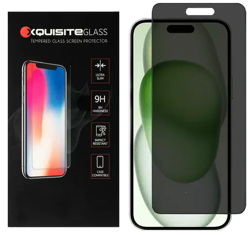 Xquisite 2D Glass - iPhone 15 Plus - Privacy