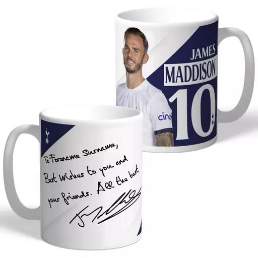 Tottenham Hotspur Maddison Autograph Mug