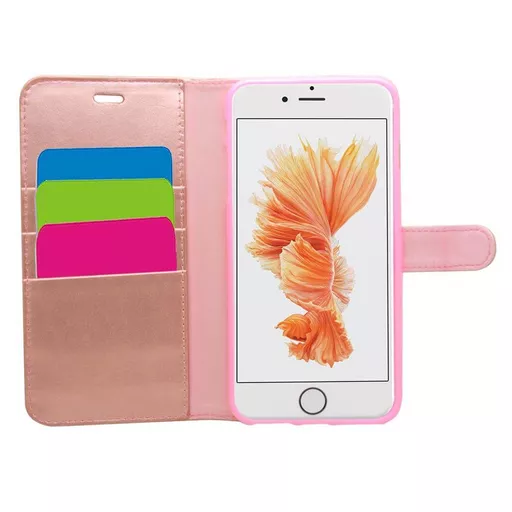 Wallet for iPhone 8/7/6S/6 Plus - Rose Gold