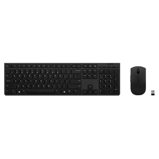 Lenovo 4X31K03967 keyboard Mouse included Office RF Wireless + Bluetooth QWERTY UK English Grey