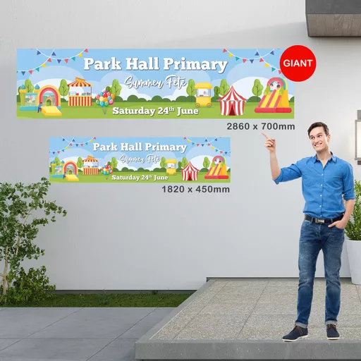 Personalised Banner - Bouncy Castle Summer Fete