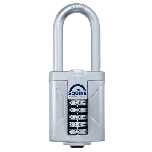 SQUIRE Vulcan Long Boron Shackle Combination Padlock