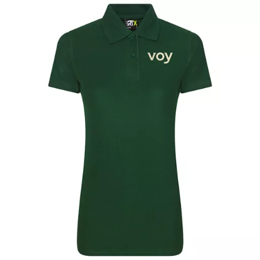 Voy_ProRTXWomensPolo_BottleGreen_Front.png