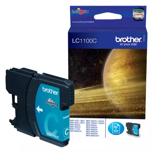 Brother LC-1100C Ink cartridge cyan, 325 pages ISO/IEC 24711 5,5ml for Brother DCP 185 C/MFC 6490 C