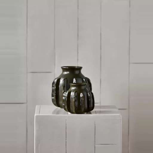 Vase, Cactus, Dark green - Small