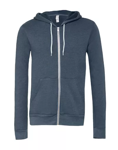 Canvas Unisex Sponge Fleece Full-Zip Hoodie
