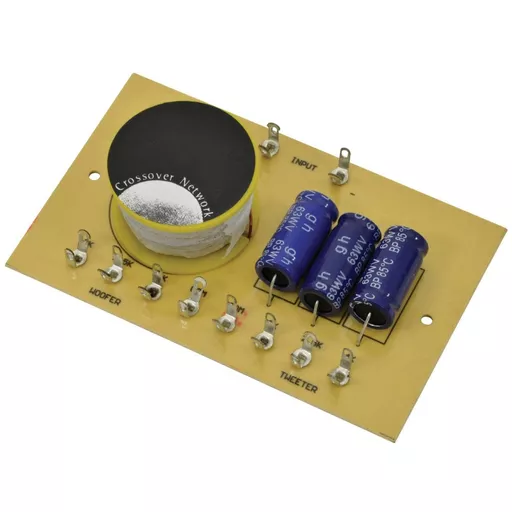 QTX 2-Way Crossover 6dB, 8 Ohm, 100W, 2/2.5/4kHz