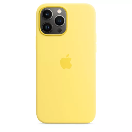 Apple iPhone 13 Pro Max Silicone Case with MagSafe - Lemon Zest