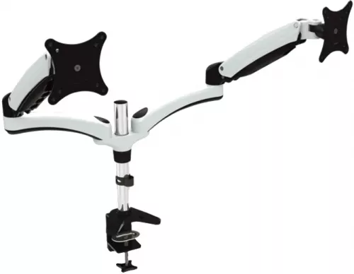 Amer Mounts HYDRA2 monitor mount / stand 71.1 cm (28") Black, Chrome, White Desk