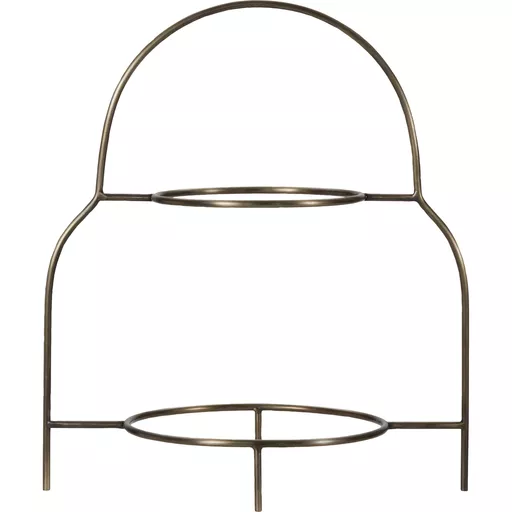 Plate Stand, Sana, Antique brass finish, Small