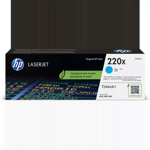 HP W2201X/220X Toner cartridge cyan high-capacity, 5.5K pages ISO/IEC 19798 for HP CLJ Pro 4202