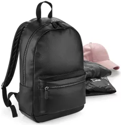 Faux Leather Fashion Backpack