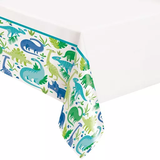 Blue & Green Dinosaur Tablecover