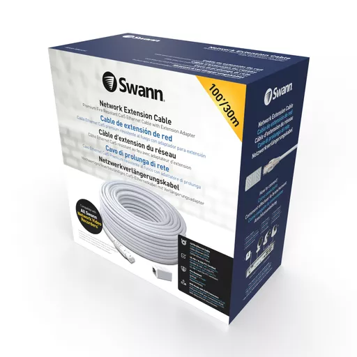 Swann SWNHD-30MCAT5E-GL networking cable White 30 m Cat5e