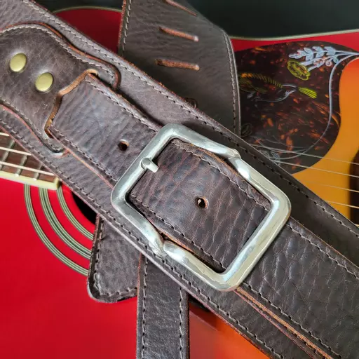 BS79 brown bright twister guitar strap Pinegrove 162629.jpg