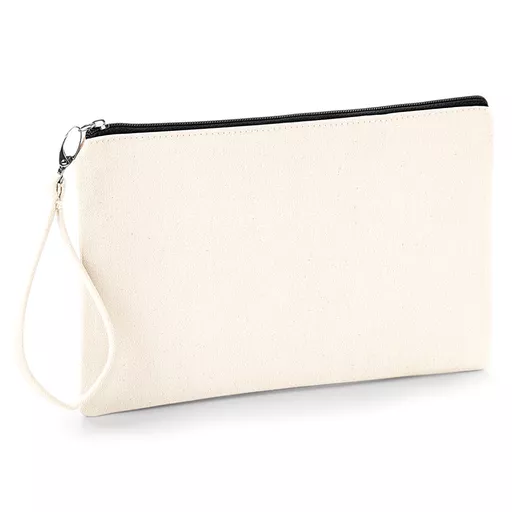 Canvas Wristlet Pouch