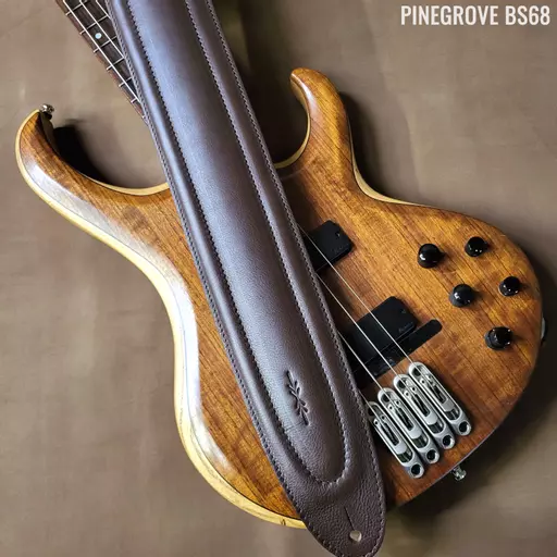 BS68 brown bass guitar strap 113257.jpg