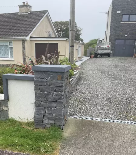 Natural Licannor stone piers