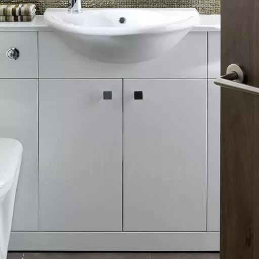 Oslo Slimline Basin Unit White