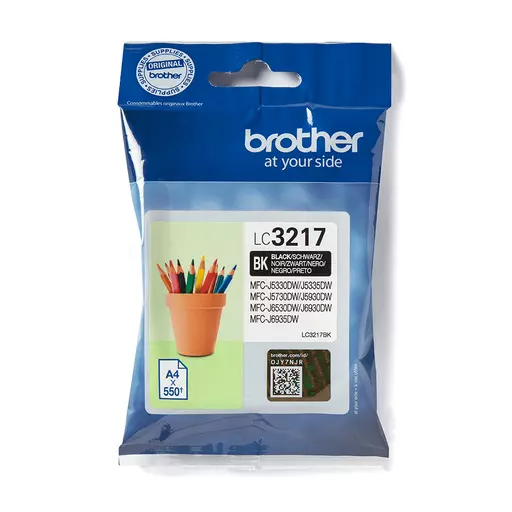 Brother LC-3217BK Ink cartridge black, 550 pages ISO/IEC 24711 15ml for Brother MFC-J 5330