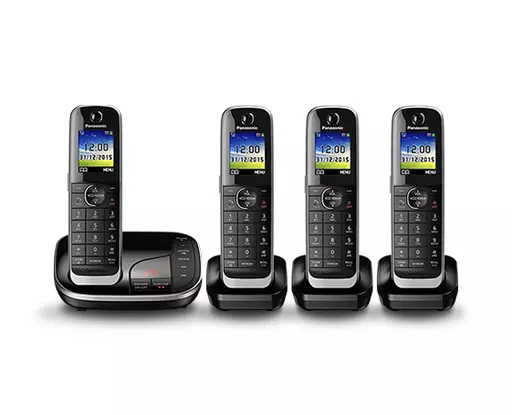 Panasonic KX-TGJ324EB telephone DECT telephone Black Caller ID