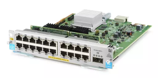 Hewlett Packard Enterprise 20-port 10/100/1000BASE-T PoE+ MACsec / 1-port 40GbE QSFP+ v3 zl2 network switch module Gigabit Ethernet