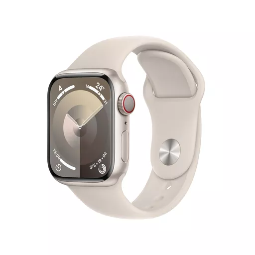 Apple Watch Series 9 41 mm Digital 352 x 430 pixels Touchscreen 4G Beige Wi-Fi GPS (satellite)