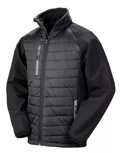 Black Compass Padded Softshell Jacket