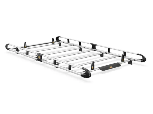 Vauxhall Vivaro 2001-2014 L2, H1 Tailgate - ULTI Rack+ (Aluminium) - 7 Bar Roof Rack