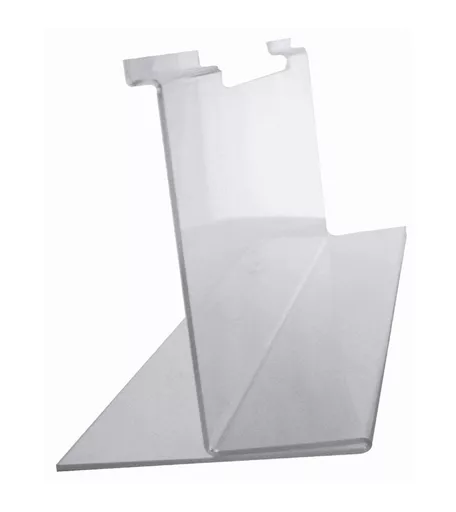 Slatwall Perspex Magazine Shelf - 60cm x 30cm