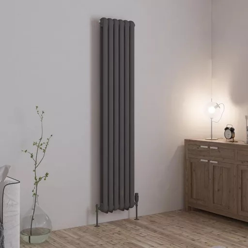 Rubano 1800 x 383mm Radiator Matt Anthracite
