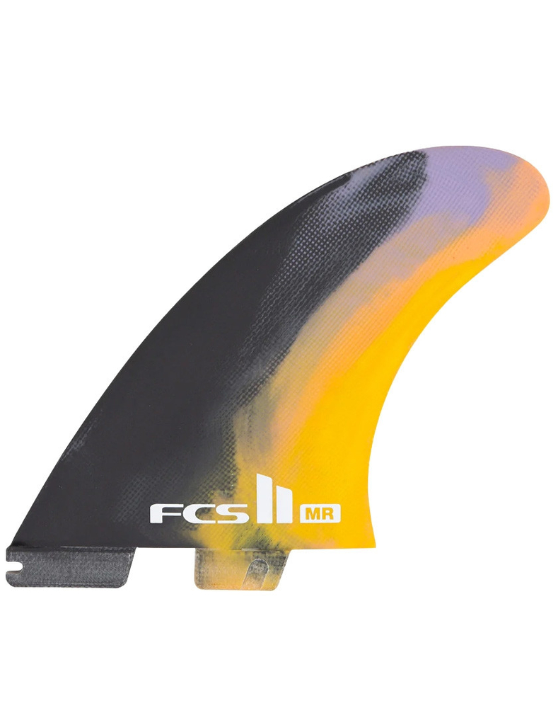 FCS II MR Twin + Trailer Fins X Large - Black/Colour