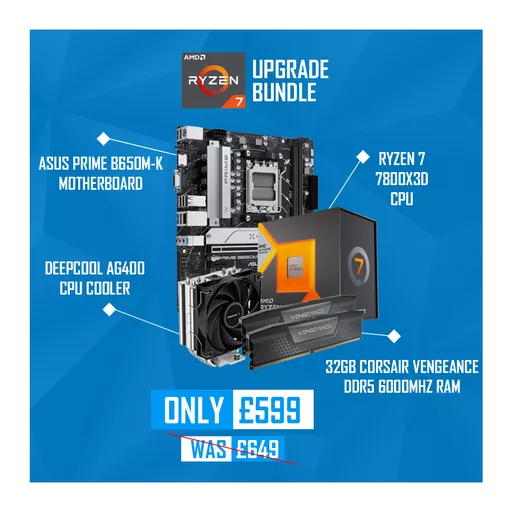 AMD RYZEN 7 7800X3D Upgrade Bundle