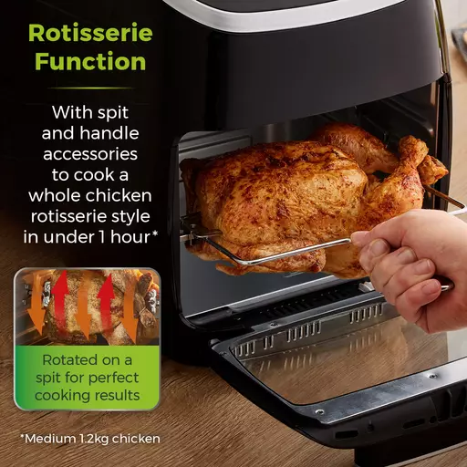 Tower air fryer rotisserie hotsell