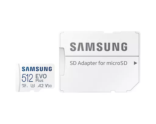 Samsung EVO Plus 512 GB MicroSDXC UHS-I Class 10