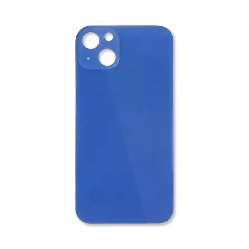 Back Glass (Big Hole) (No Logo) (Blue) (CERTIFIED) - For iPhone 13 Mini