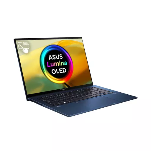 ASUS ZenBook 14 OLED UX3402VA-KN113W i5-1340P Notebook 35.6 cm (14") Touchscreen 2.8K Intel® Core™ i5 16 GB LPDDR5-SDRAM 512 GB SSD Wi-Fi 6E (802.11ax) Windows 11 Home Blue